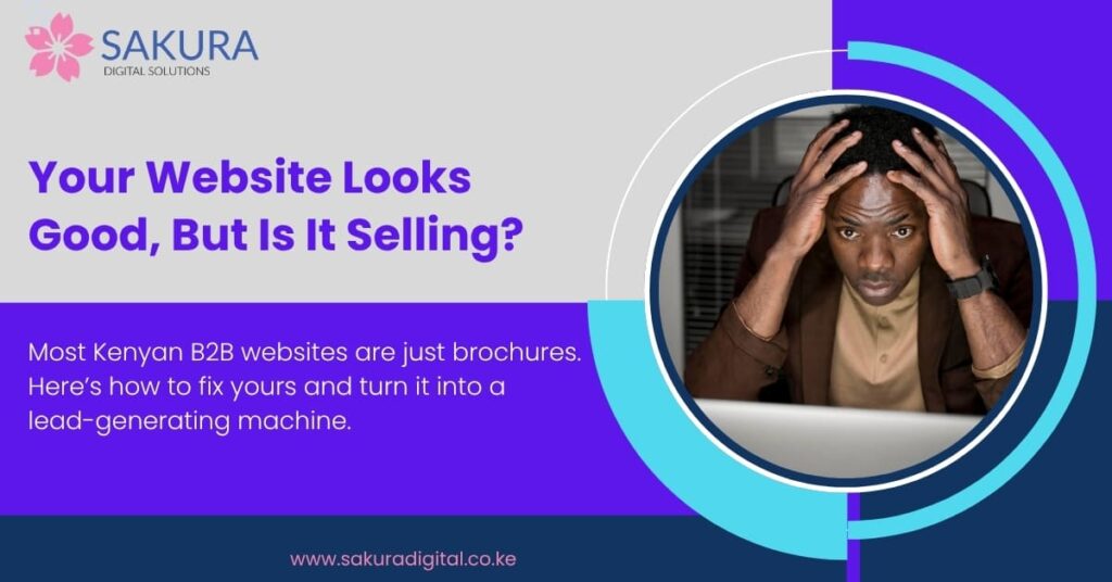Most Kenyan B2B websites are just brochures. Here’s how to fix yours and turn it into a lead-generating machine.